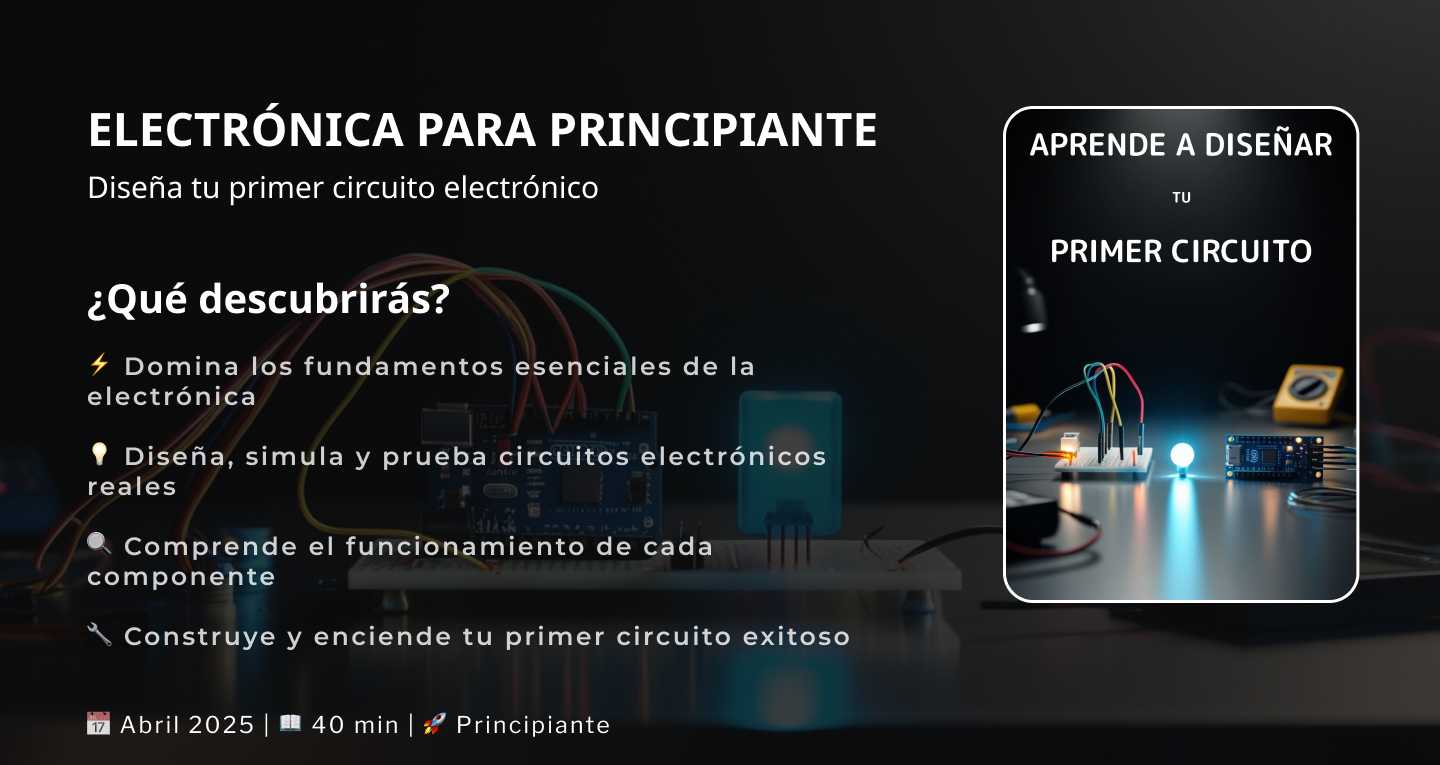 Introducción al artículo de "Diseña tu Primer Circuito Electrónico: Una Guía Práctica para Principiantes"