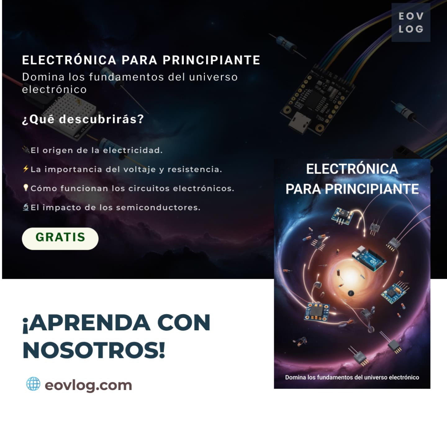 Libro digital aprende electrónica eovlog