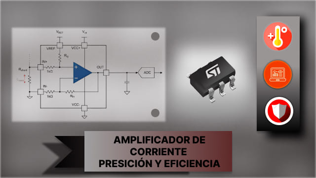 Nuevo Amplificador de Detección de Corriente de 2,1 MHz: Precisión y Eficiencia en el Control de Motores