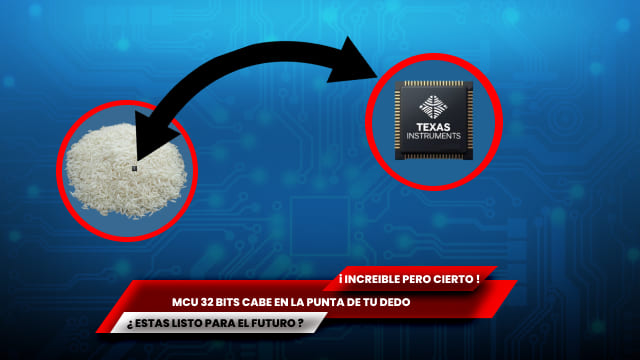 ¡Texas Instruments revoluciona el mercado con la MCU de 32 bits más pequeña del mundo!