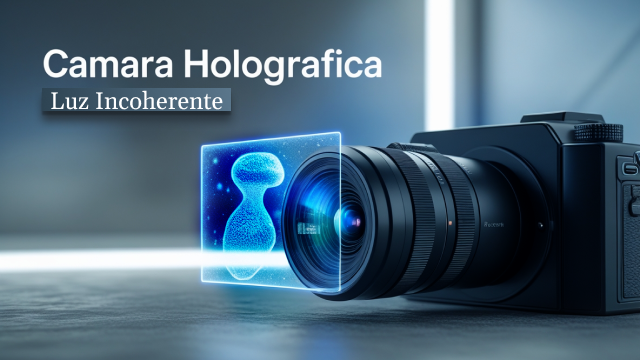 Revolución en Holografía: Nueva Cámara 3D Captura Imágenes en Tiempo Real sin Necesidad de Luz Coherente