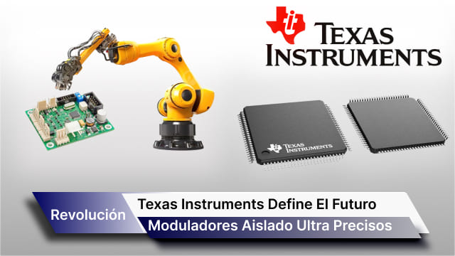 Texas Instruments revoluciona el control de motores en robótica con nuevos moduladores aislados de alta precisión